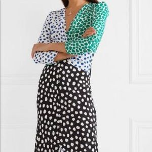 RIXO London Silk Paneled Chelsea Dress - Great Condition! Sz S